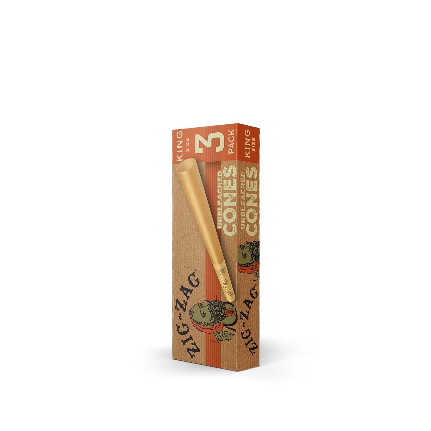 Zig Zag Unbleached Cones