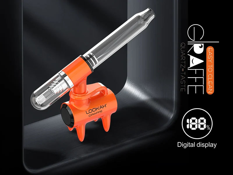 Lookah Giraffe nectar collector 650mAh, Type-V quartz tip Brothers Smoke Supply, Chino CA