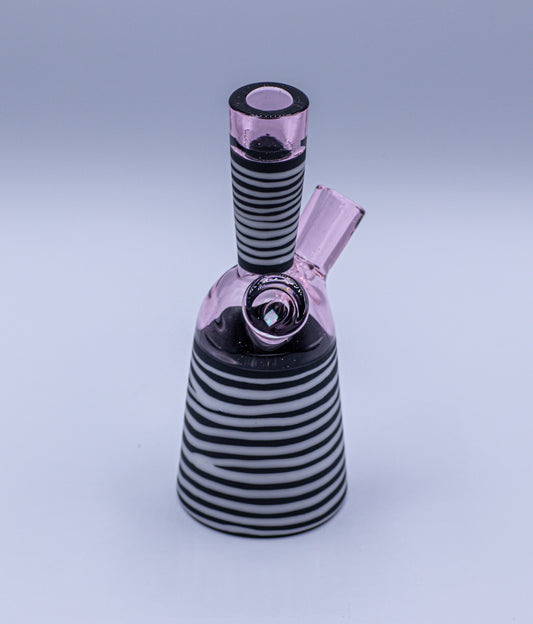 Robertson Glass Pink Zebra Tube