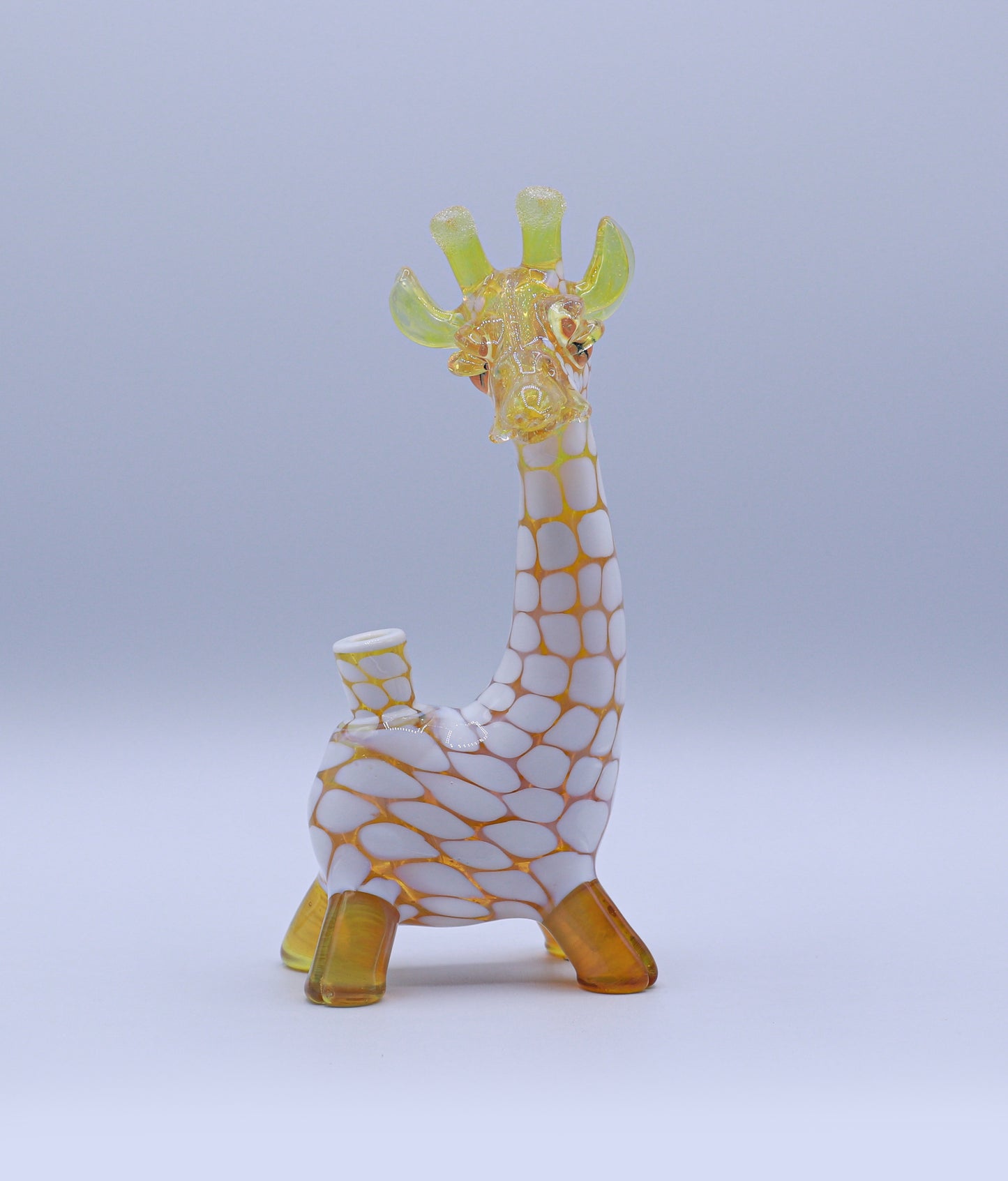 Matt Robertson Glass Giraffe sculpt 10mm female, 45° Brothers Smoke Supply, Chino CA