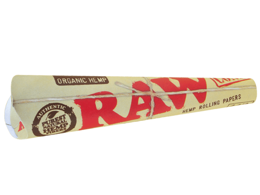 RAW Organic Hemp pre-rolled cones — 1¼ / King Size Brothers Smoke Supply, Chino CA